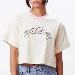 obey bunnies crop top